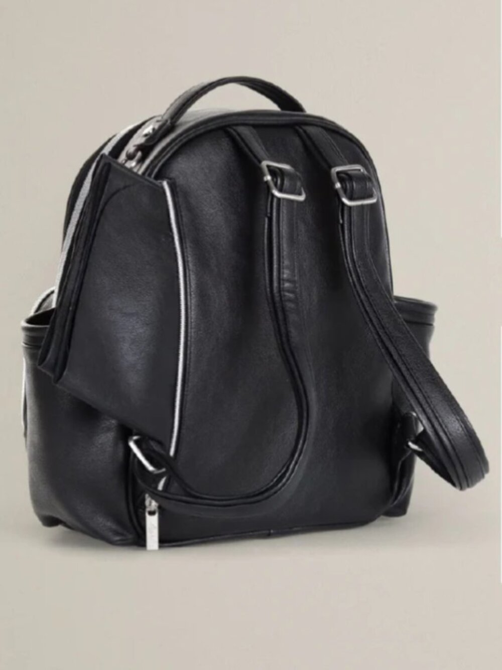 Itzy Ritzy Mini Plus Diaper Bag Backpack Black Noir -Never Used!  New w/ Tags! - Picture 3 of 10